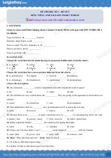 Đề thi học kì 2 Tiếng Anh 8 iLearn Smart World - Đề số 5